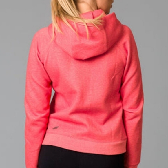 FITWEAR New Zealand Active Fleece Zip HoodCoral Speckle - Size Medium 6 US - Picture 1 of 4